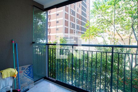 Varanda da Sala/Quarto de kitnet/studio para alugar com 1 quarto, 25m² em Consolação, São Paulo