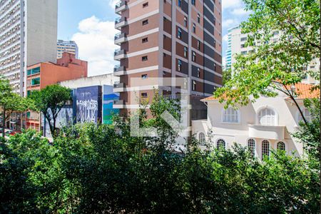 Vista da Varanda da Sala/Quarto de kitnet/studio para alugar com 1 quarto, 25m² em Consolação, São Paulo