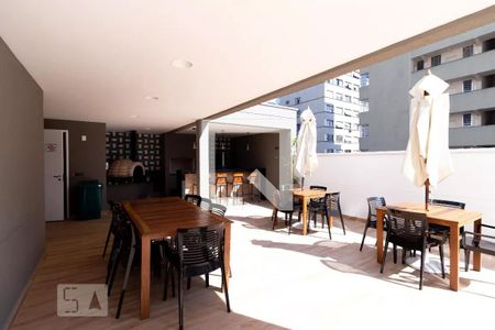 Studio para alugar com 25m², 1 quarto e sem vaga Studio para alugar com 25m², 1 quarto e sem vagaÁrea comum - Churrasqueira