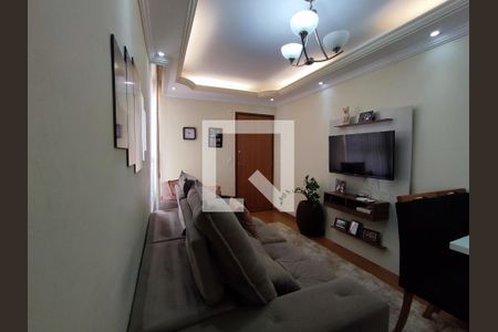 Sala de apartamento à venda com 2 quartos, 55m² em Chácaras Reunidas Santa Terezinha, Contagem