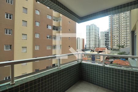 Sala - Varanda de apartamento para alugar com 1 quarto, 50m² em Campestre, Santo André