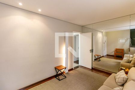 Sala  de apartamento à venda com 4 quartos, 180m² em Palmares, Belo Horizonte