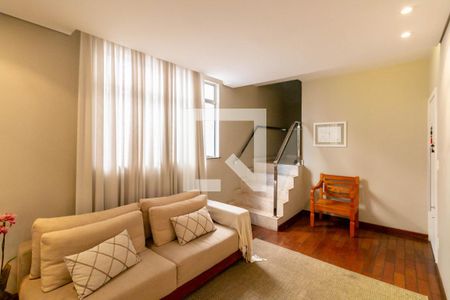 Sala  de apartamento à venda com 4 quartos, 180m² em Palmares, Belo Horizonte
