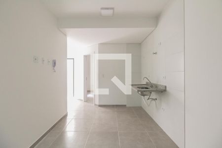 Sala e Cozinha  de apartamento para alugar com 2 quartos, 37m² em Tatuapé, São Paulo