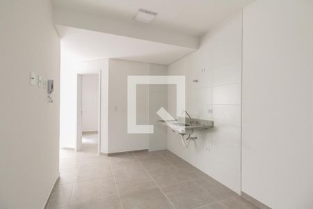 Sala e Cozinha  de apartamento para alugar com 2 quartos, 37m² em Tatuapé, São Paulo