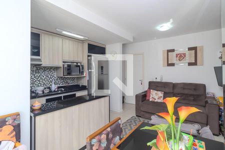 Sala/Cozinha de apartamento para alugar com 2 quartos, 52m² em Fátima, Canoas