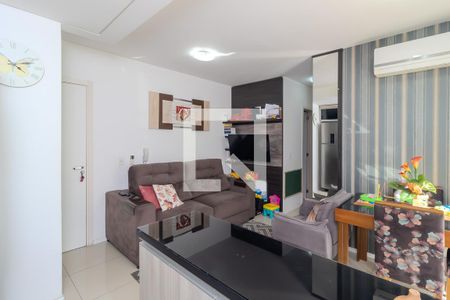 Sala/Cozinha de apartamento à venda com 2 quartos, 52m² em Fátima, Canoas