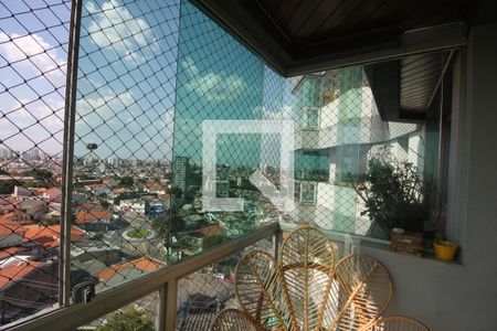Varanda da Sala de apartamento para alugar com 2 quartos, 82m² em Vila Marari, São Paulo