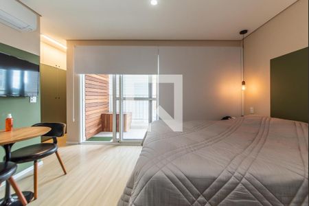 Quarto de kitnet/studio à venda com 1 quarto, 29m² em Brooklin Paulista, São Paulo
