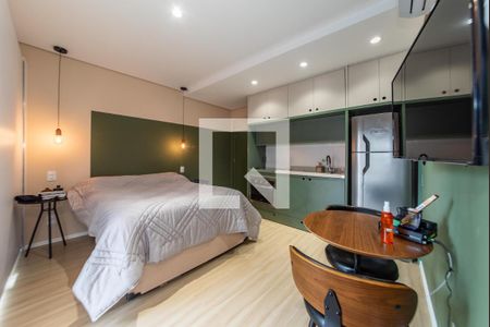 Quarto de kitnet/studio à venda com 1 quarto, 29m² em Brooklin Paulista, São Paulo