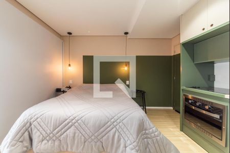Quarto de kitnet/studio à venda com 1 quarto, 29m² em Brooklin Paulista, São Paulo