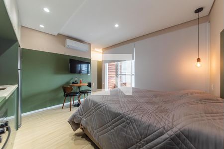 Quarto de kitnet/studio à venda com 1 quarto, 29m² em Brooklin Paulista, São Paulo