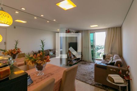 Sala  de apartamento à venda com 2 quartos, 54m² em Engenho Nogueira, Belo Horizonte