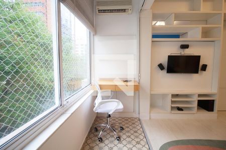 Sala de apartamento à venda com 1 quarto, 80m² em Jardim Paulista, São Paulo