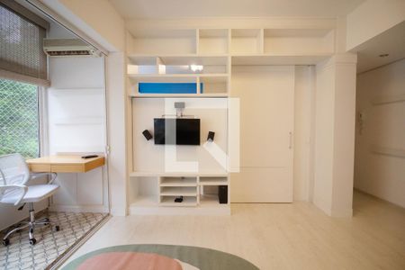 Sala de apartamento à venda com 1 quarto, 80m² em Jardim Paulista, São Paulo