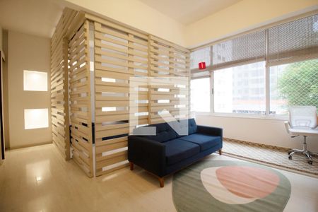 Sala de apartamento à venda com 1 quarto, 80m² em Jardim Paulista, São Paulo
