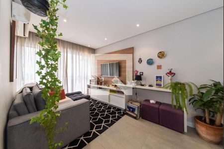 Sala de apartamento à venda com 2 quartos, 65m² em Brooklin, São Paulo
