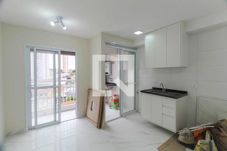 Sala/Cozinha de apartamento à venda com 1 quarto, 31m² em Parque da Vila Prudente, São Paulo