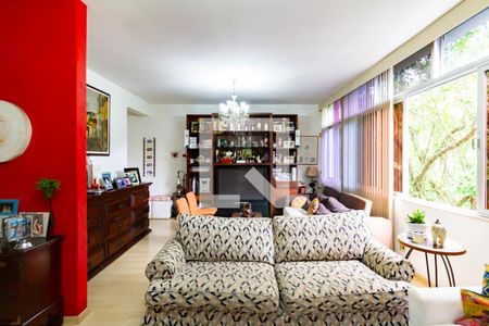 Sala de apartamento à venda com 3 quartos, 132m² em Jardim Botânico, Rio de Janeiro