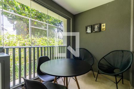 Studio para alugar com 25m², 1 quarto e sem vagaVaranda