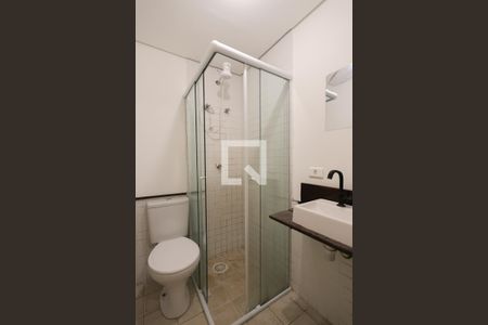 Banheiro do Studio de kitnet/studio para alugar com 1 quarto, 16m² em Santana, São Paulo