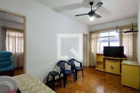 Sala de apartamento para alugar com 1 quarto, 45m² em Ocian, Praia Grande