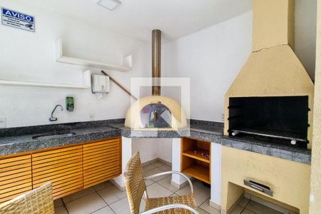Área comum - Churrasqueira de apartamento para alugar com 2 quartos, 45m² em Jardim Cinco de Julho, São Paulo