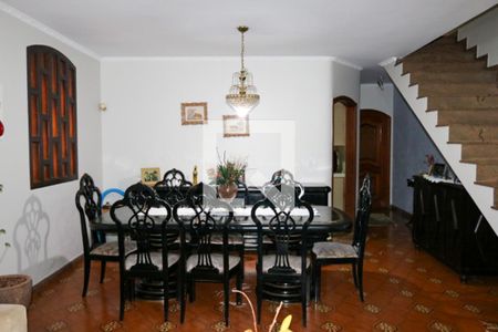 Sala de Estar e Jantar de casa à venda com 3 quartos, 169m² em Santa Maria, São Caetano do Sul