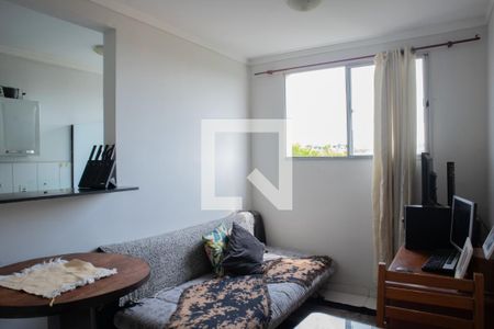 Sala de apartamento para alugar com 2 quartos, 52m² em Chácaras Fazenda Coelho, Hortolândia