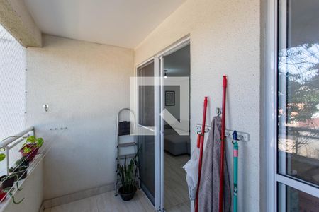 Varanda da Sala e Área de Serviço de apartamento para alugar com 2 quartos, 60m² em Ouro Preto, Belo Horizonte