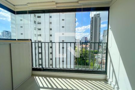 Varanda de kitnet/studio para alugar com 1 quarto, 29m² em Pinheiros, São Paulo