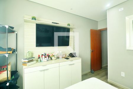 Suíte - Quarto 1 de apartamento à venda com 3 quartos, 105m² em Campestre, Santo André