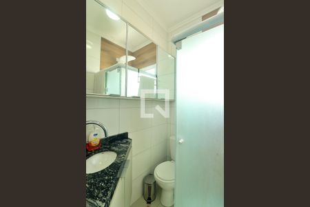 Suíte - Banheiro do Quarto 1 de apartamento à venda com 3 quartos, 105m² em Campestre, Santo André