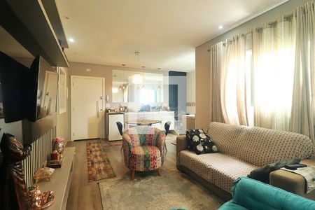 Sala de apartamento à venda com 3 quartos, 105m² em Campestre, Santo André