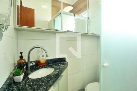 Suíte - Banheiro do Quarto 1 de apartamento à venda com 3 quartos, 105m² em Campestre, Santo André