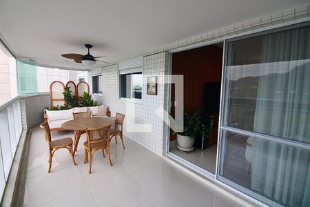 Varanda da Sala de apartamento para alugar com 3 quartos, 128m² em Barra da Tijuca, Rio de Janeiro