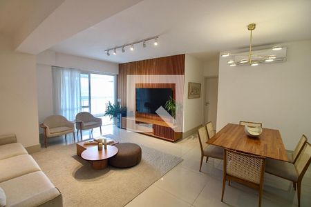 Sala de apartamento para alugar com 3 quartos, 128m² em Barra da Tijuca, Rio de Janeiro