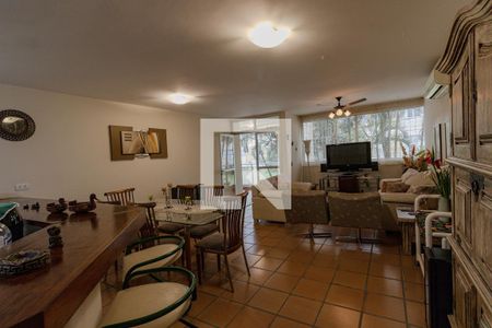 Sala de apartamento para alugar com 4 quartos, 135m² em Loteamento João Batista Julião, Guarujá