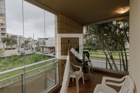 Varanda da Sala de apartamento para alugar com 4 quartos, 135m² em Loteamento João Batista Julião, Guarujá