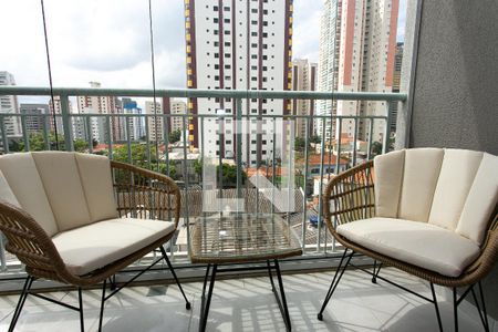 Varanda de kitnet/studio para alugar com 1 quarto, 35m² em Tatuapé, São Paulo