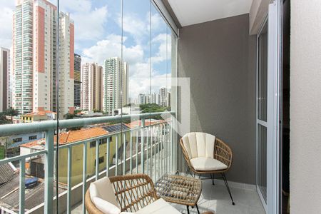 Varanda de kitnet/studio para alugar com 1 quarto, 35m² em Tatuapé, São Paulo