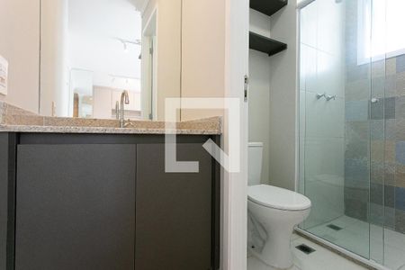 Studio para alugar com 35m², 1 quarto e sem vaga Studio para alugar com 35m², 1 quarto e sem vagaBanheiro