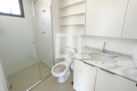 Banheiro de kitnet/studio para alugar com 1 quarto, 29m² em Sumaré, São Paulo