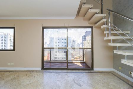 Sala de apartamento para alugar com 2 quartos, 250m² em Moema, São Paulo