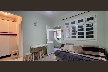 Sala de apartamento para alugar com 1 quarto, 60m² em Vila Caiçara, Praia Grande