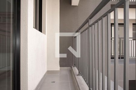 Varanda do Studio de kitnet/studio para alugar com 1 quarto, 26m² em Mirandópolis, São Paulo