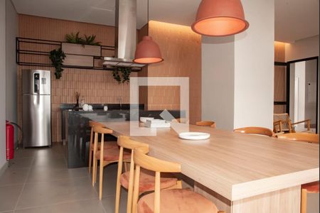 Studio para alugar com 26m², 1 quarto e sem vaga Studio para alugar com 26m², 1 quarto e sem vagaÁrea comum - Salão de festas
