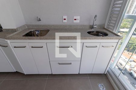 Sala e Cozinha de apartamento para alugar com 1 quarto, 43m² em Vila Clementino, São Paulo