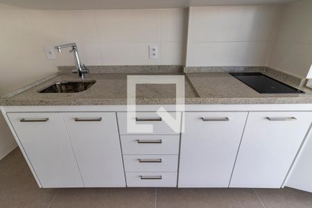 Sala e Cozinha de apartamento para alugar com 1 quarto, 43m² em Vila Clementino, São Paulo