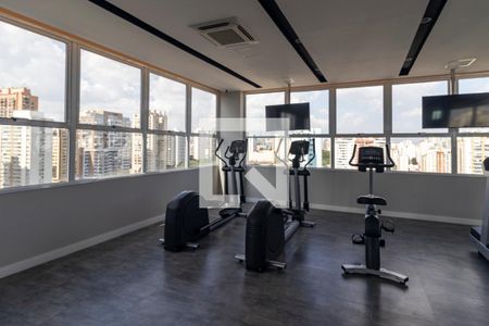 Apartamento para alugar com 43m², 1 quarto e 1 vaga Apartamento para alugar com 43m², 1 quarto e 1 vagaÁrea comum - Academia